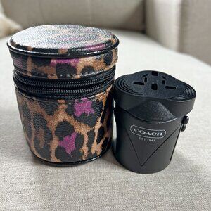 Coach brand World Travel Adaptor w/Case